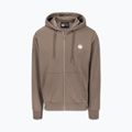 Felpa da uomo Pitbull Nugget Small Logo Hooded Zip brown savana 5