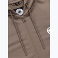 Felpa da uomo Pitbull Nugget Small Logo Hooded Zip brown savana 7