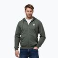 Felpa da uomo Pitbull Nugget Small Logo Hooded Zip sage green