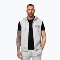 Felpa da uomo Pitbull Badger Hooded Vest Zip grey/melange 4