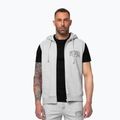 Felpa da uomo Pitbull Badger Hooded Vest Zip grey/melange 5