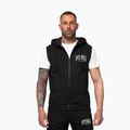 Felpa da uomo Pitbull Badger Hooded Vest Zip black