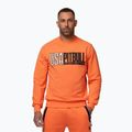 Felpa da uomo Pitbull USA Crewneck Sweatshirt fluo orange