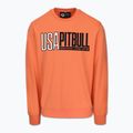 Felpa da uomo Pitbull USA Crewneck Sweatshirt fluo orange 5