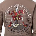 Felpa da uomo Pitbull Bloodline 2 Sweatshirt Zip Hooded brown savana 4