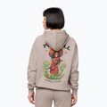 Felpa donna Pitbull Bullets & Blooms Hooded sand savana 3