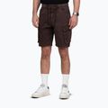 Pantaloncini da uomo Pitbull Proctor Drawstring Cargo dark brown 3