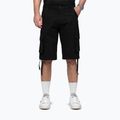 Pantaloncini da uomo Pitbull Volmer Long Cargo neri 3