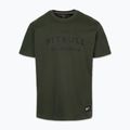 T-shirt da uomo Pitbull USA CAL Big Logo old green 4