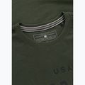 T-shirt da uomo Pitbull USA CAL Big Logo old green 6