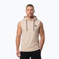 Felpa da allenamento uomo Pitbull Mercado Hilltop Sleeveless Hooded pale sand