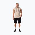 Felpa da allenamento uomo Pitbull Mercado Hilltop Sleeveless Hooded pale sand 2