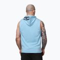 Felpa da allenamento uomo Pitbull Mercado Hilltop Sleeveless Hooded light blue 3