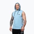Felpa da allenamento uomo Pitbull Mercado Hilltop Sleeveless Hooded light blue 4