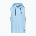 Felpa da allenamento uomo Pitbull Mercado Hilltop Sleeveless Hooded light blue 6