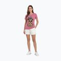 Maglietta da donna Pitbull Dia De Los Perros washed pink 2