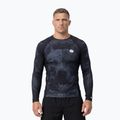 Rashguard a maniche lunghe da uomo Pitbull World Rashguard black