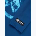 Rashguard a maniche lunghe da uomo Pitbull Rashguard Logo Palms blue 8