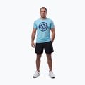 T-shirt da uomo Pitbull Palms mesh light blue logo 2