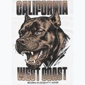 T-shirt da uomo Pitbull Best Coast white 11