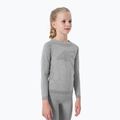 Set di biancheria intima termica per bambini 4F JBIDB001 grigio chiaro freddo melange 2