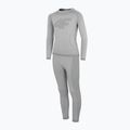 Set di biancheria intima termica per bambini 4F JBIDB001 grigio chiaro freddo melange 4