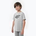 Maglietta da bambino 4F JTSM002 grigio chiaro freddo melange