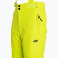 Pantaloni da sci per bambini 4F JSPMN001 verde canarino 5