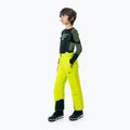 Pantaloni da sci per bambini 4F JSPMN001 verde canarino 2