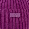 Berretto invernale da donna 4F CAD004 rosa scuro 4