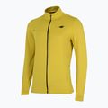 Felpa trekking da uomo 4F PLM013 lemon 3