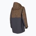 Giacca da snowboard da donna 4F KUDS002 marrone allover 8
