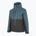 Giacca antipioggia da uomo 4F KUM060 verde acqua 3