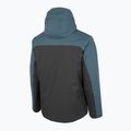 Giacca antipioggia da uomo 4F KUM060 verde acqua 4