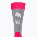 Calze da sci per bambini 4F F028 grigio/melange 4