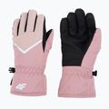Guanti da sci per bambini 4F F039 rosa chiaro