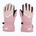 Guanti da sci per bambini 4F F039 rosa chiaro 3