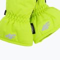 Guanti da sci per bambini 4F M038 verde canarino 4