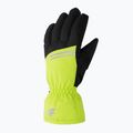Guanti da sci per bambini 4F M038 verde canarino 6