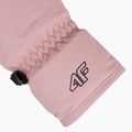 Guanti da sci da donna 4F RED002 rosa chiaro 4