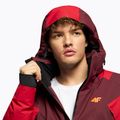 Giacca da sci da uomo 4F KUMN015 bordeaux 5