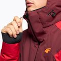 Giacca da sci da uomo 4F KUMN015 bordeaux 7