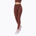 Leggings da allenamento da donna STRONG POINT Shape & Comfort Push Up cioccolata calda