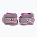 Polsi pesi da polso Body Sculpture Bb 2700Uepk 2 x 0,5 kg grey/pink 2
