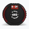 Manubrio gommato Body Sculpture TPU BW 133 4 kg black 4