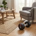 Manubrio gommato Body Sculpture TPU BW 133 6 kg black 9