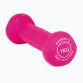 Manubrio gommato Body Sculpture BW 513 z PVC 1 kg pink