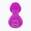 Manubrio gommato Body Sculpture BW 513 z PVC 2 kg purple 3
