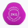 Manubrio gommato Body Sculpture BW 513 z PVC 2 kg purple 4