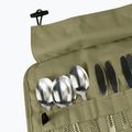 Set di posate OFFLANDER Camping Cutlery Set with Case green 5